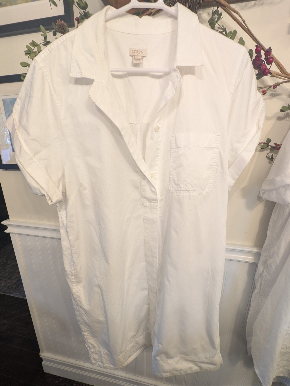 Jcrew Factory Cotton Shirt Dress